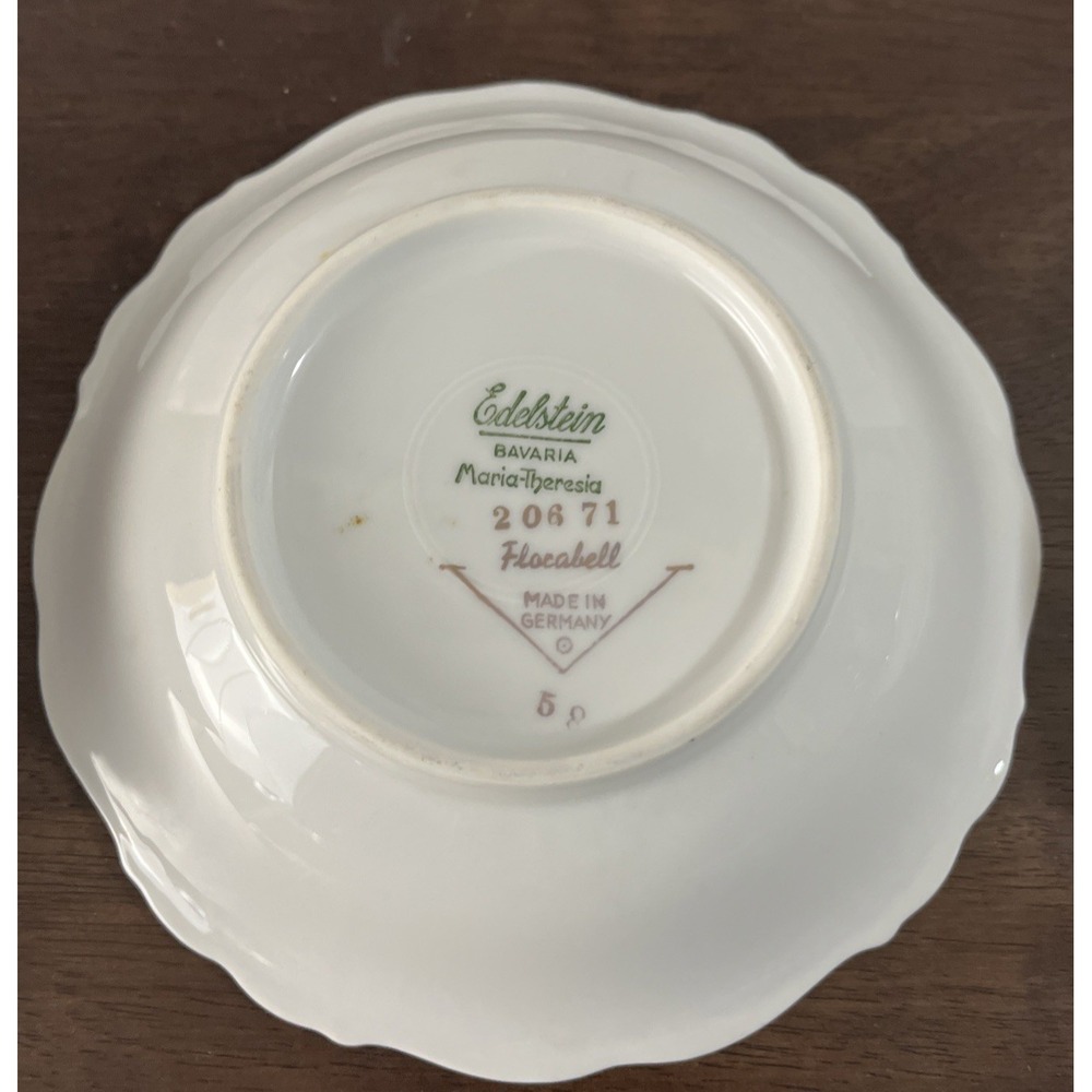 Set Of 6 Edelstein Maria Theresia Florabell Fruit/Desert Bowls Barvaria 5 In #2 - Picture 9 of 14